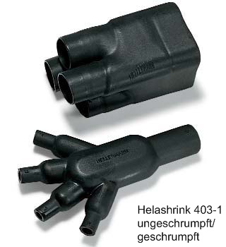 Helashrink® Serie 400 Vierfinger-Formteile  HellermannTyton
