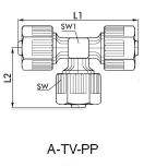 T-Verbinder Kunststoff (PP)