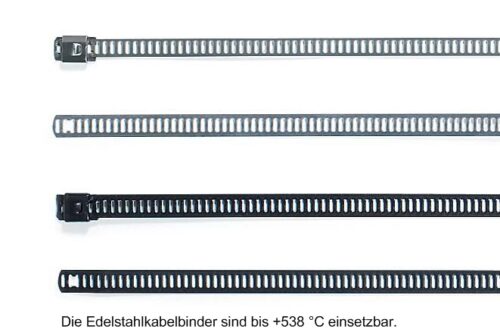Kabelbinder Edelstahl MAT-Serie HellermannTyton