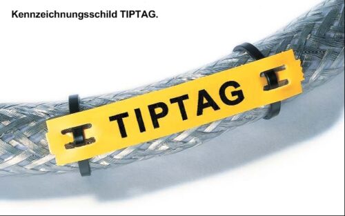 TIPTAG – halogenfreie Kennzeichnungsschilder für den Thermotransferdruck HellermannTyton