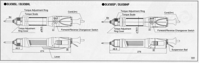 Delvo Elektroschrauber DLV-30  Direktanschluss 230V