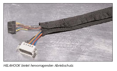 Wiederverschließbarer Kabelschutz HELAHOOK HellermannTyton
